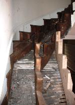 Stairs demolished
